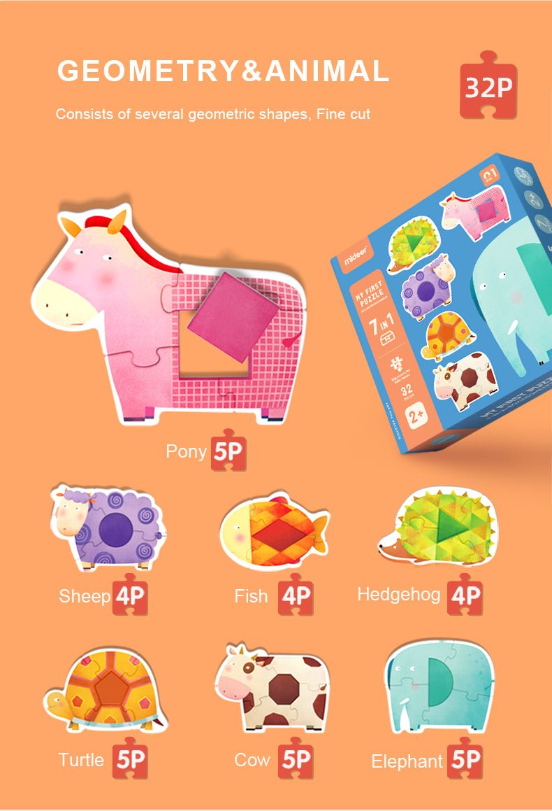 My First Puzzle - Geometry & Animal